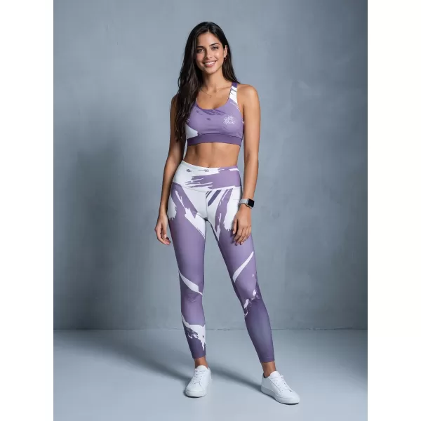  Dámské dlouhé legíny premium ALTISPORT VOJ/ALW081LEG01 FIALOVÁ 