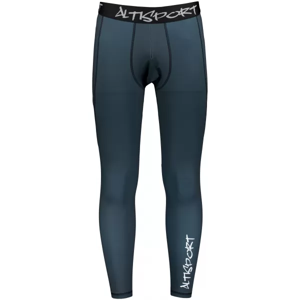  Pánské sportovní legíny dlouhé premium ALTISPORT VOJ/ALM000LEG01 TMAVĚ ŠEDÁ 