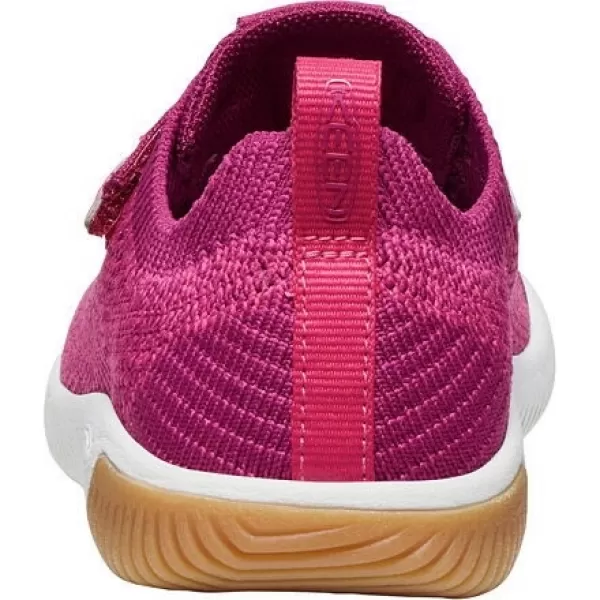  Dětské boty barefoot KEEN KNX KNIT DS BEAUJOLAIS/RASPBERRY 