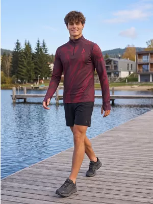 Pánská sportovní mikina premium plus ALTISPORT VOJ/ALM072MI04 WINE-RED