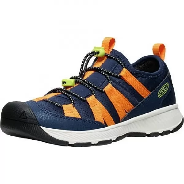  Dětské boty KEEN MOTOZOA SNEAKER YOUTH NAVAL ACADEMY/BRIGHT MARIGOLD 