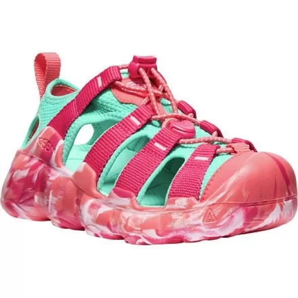  Dětské sandály KEEN HYPERPORT H2 YOUTH RASPBERRY/POOL BLUE 