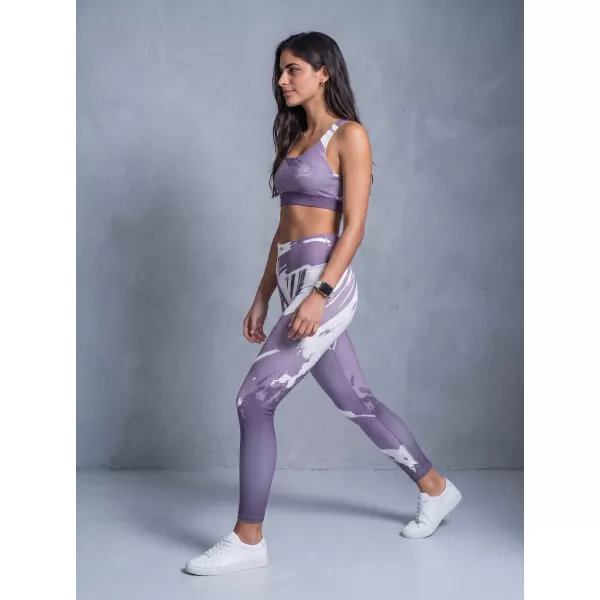  Dámské dlouhé legíny premium ALTISPORT VOJ/ALW081LEG01 FIALOVÁ 