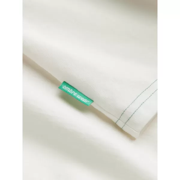  Pánské triko OMBRE OM-TSCT-0151 WHITE 