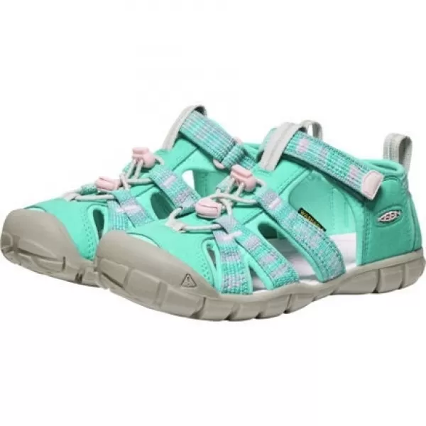  Dětské sandály KEEN SEACAMP II CNX YOUTH BRIGHT AQUA/PINK-A-BOO 