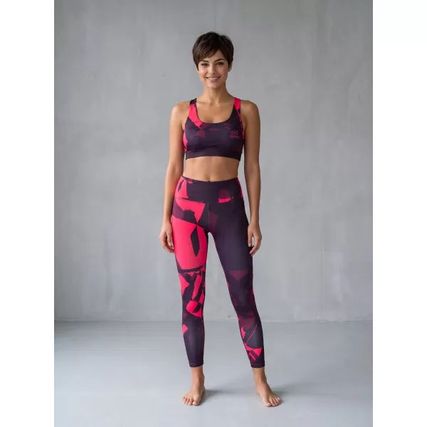  Dámské dlouhé legíny premium ALTISPORT VOJ/ALW080LEG01 WINE-RED 