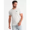 Pánské triko OMBRE OM-TSCT-0151 WHITE