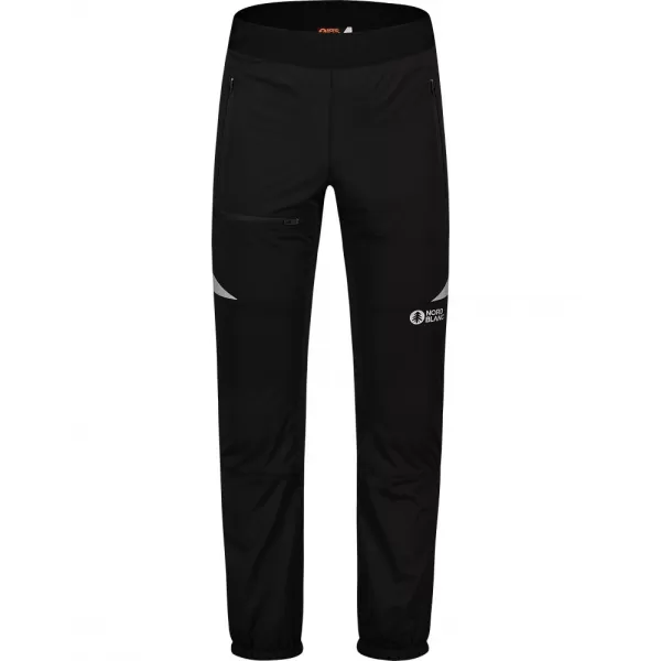 Pánské lehké nepromokavé softshell kalhoty NORDBLANC JAUNTINESS NBWPM8101 ČERNÁ 