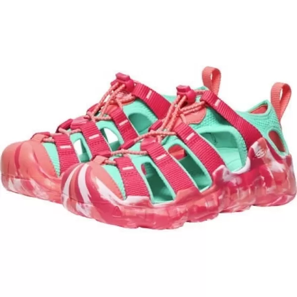  Dětské sandály KEEN HYPERPORT H2 YOUTH RASPBERRY/POOL BLUE 