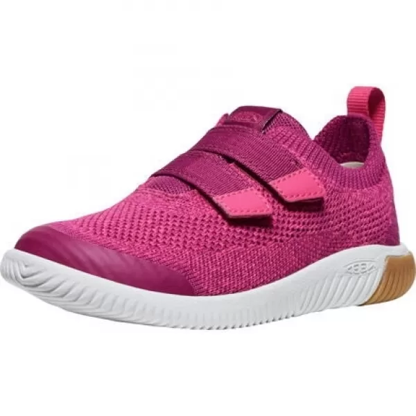  Dětské boty barefoot KEEN KNX KNIT DS BEAUJOLAIS/RASPBERRY 