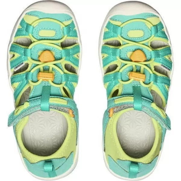  Dětské sandály KEEN MOXIE SANDAL BRIGHT AQUA/BRIGHT MARIGOLD 