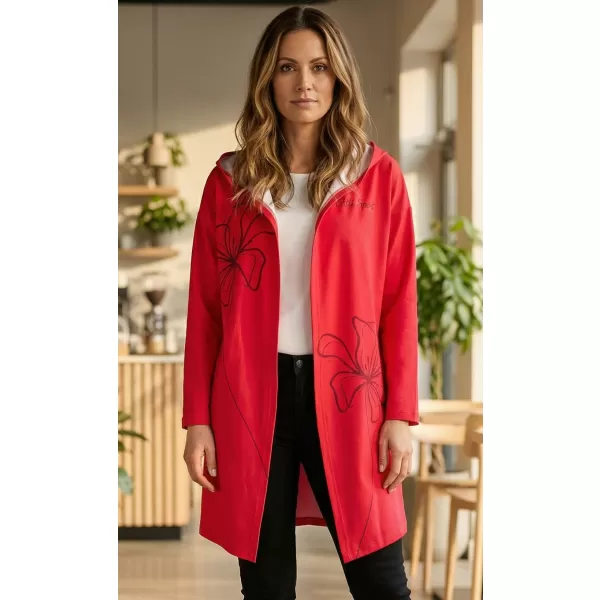  Dámský kardigan premium ALTISPORT VOJ/ALW075MI07 BRIGHT-RED 