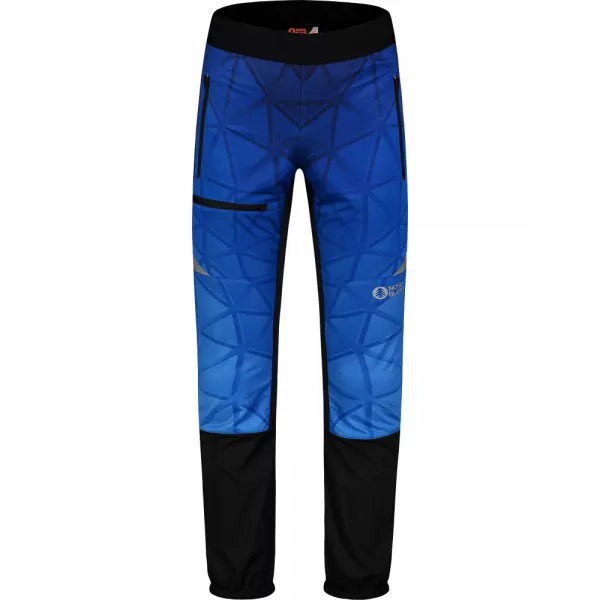  Pánské lehké nepromokavé softshell kalhoty NORDBLANC JAUNTINESS NBWPM8101 MODRÁ 