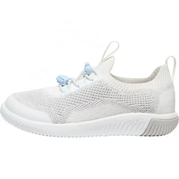  Dětské boty KEEN KNX KNIT LACE STAR WHITE/SKYWAY 