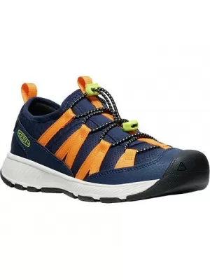 Dětské boty KEEN MOTOZOA SNEAKER YOUTH NAVAL ACADEMY/BRIGHT MARIGOLD