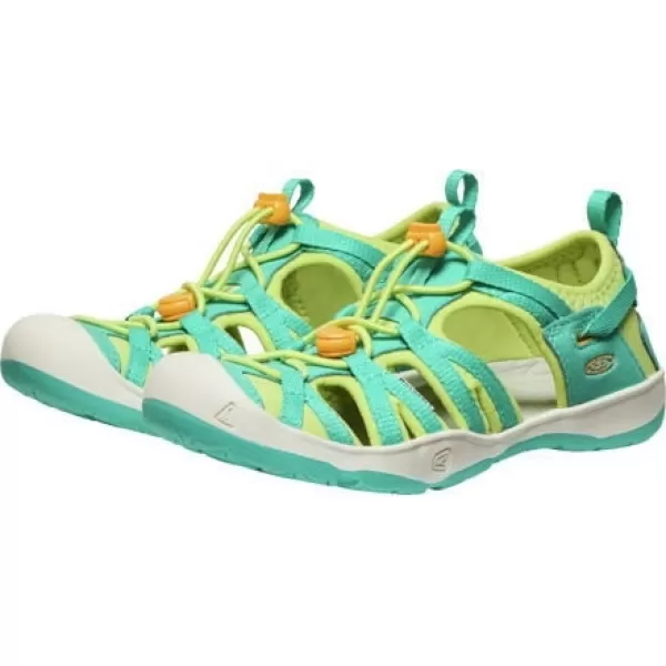  Dětské sandály KEEN MOXIE SANDAL YOUTH BRIGHT AQUA/BRIGHT MARIGOLD 