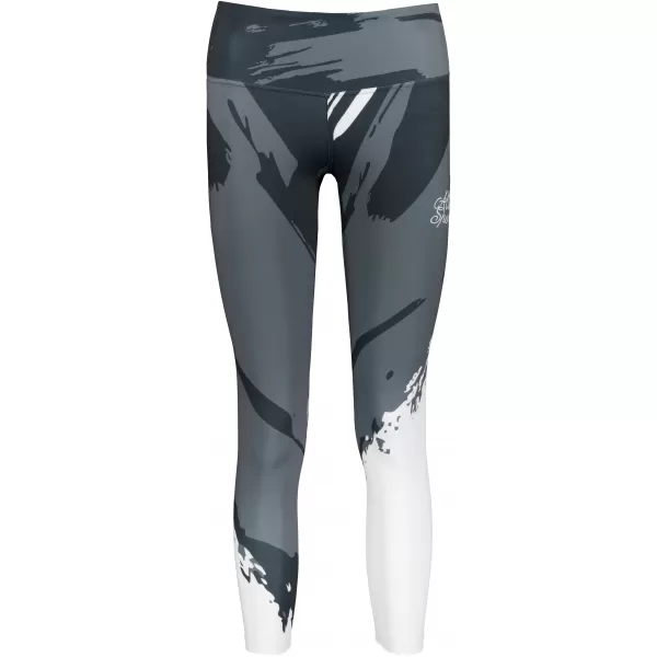 Dámské dlouhé legíny premium ALTISPORT VOJ/ALW081LEG01 ČERNÁ-ŠEDÁ 