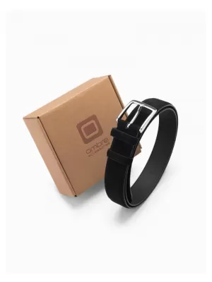 Pánský pásek OMBRE OU-ACBE-0113 BLACK