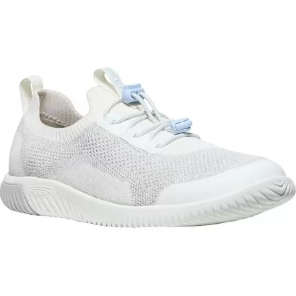  Dětské boty KEEN KNX KNIT LACE YOUTH STAR WHITE/SKYWAY 