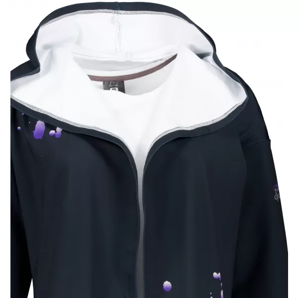  Dámský kardigan premium ALTISPORT VOJ/ALW077MI07 ČERNÁ-FIALOVÁ 