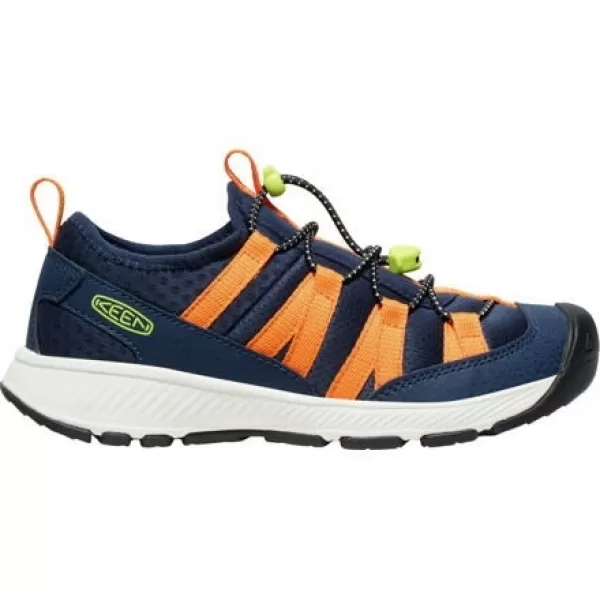  Dětské boty KEEN MOTOZOA SNEAKER YOUTH NAVAL ACADEMY/BRIGHT MARIGOLD 