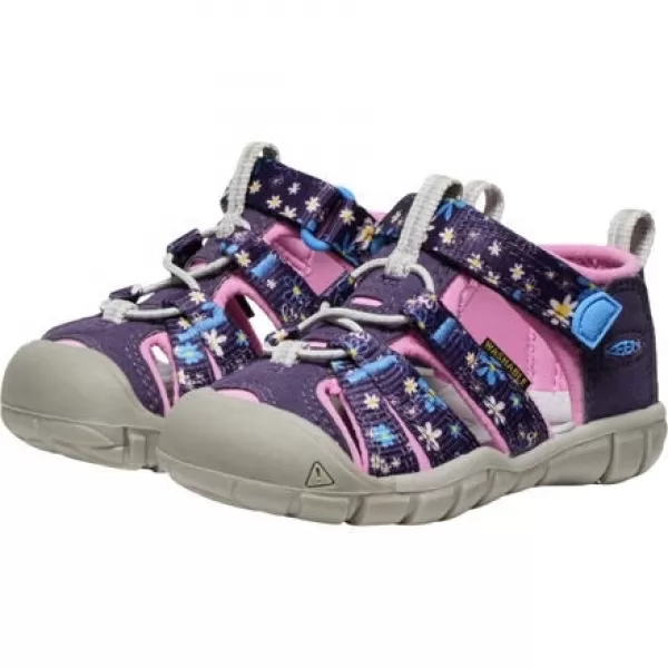  Dětské sandály KEEN SEACAMP II CNX TOTS Infant DAISIES/MARINA 