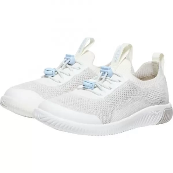  Dětské boty KEEN KNX KNIT LACE STAR WHITE/SKYWAY 