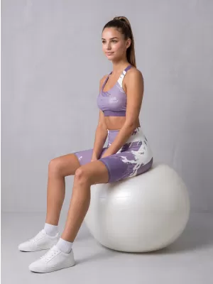 Dámské legíny nad kolena premium ALTISPORT VOJ/ALW081LEG02 FIALOVÁ
