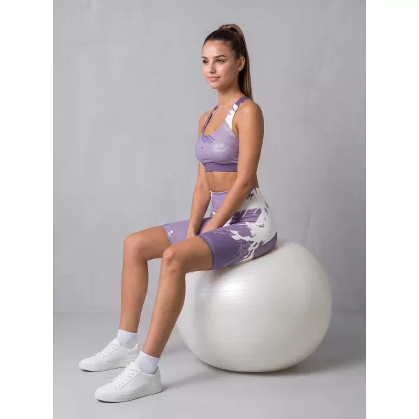  Dámské legíny nad kolena premium ALTISPORT VOJ/ALW081LEG02 FIALOVÁ 