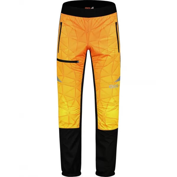  Pánské lehké nepromokavé softshell kalhoty NORDBLANC JAUNTINESS NBWPM8101 ŽLUTÁ 