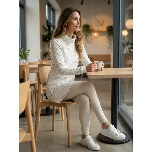  Dámská prodloužená mikina premium ALTISPORT VOJ/ALW067MI06 BÍLÁ 