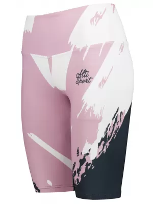 Dámské legíny nad kolena premium ALTISPORT VOJ/ALW081LEG02 RŮŽOVÁ-ČERNÁ