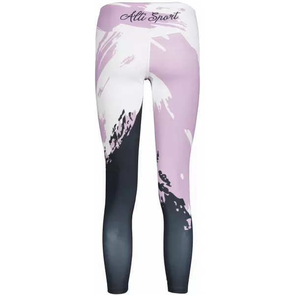  Dámské dlouhé legíny premium ALTISPORT VOJ/ALW081LEG01 RŮŽOVÁ-ČERNÁ 
