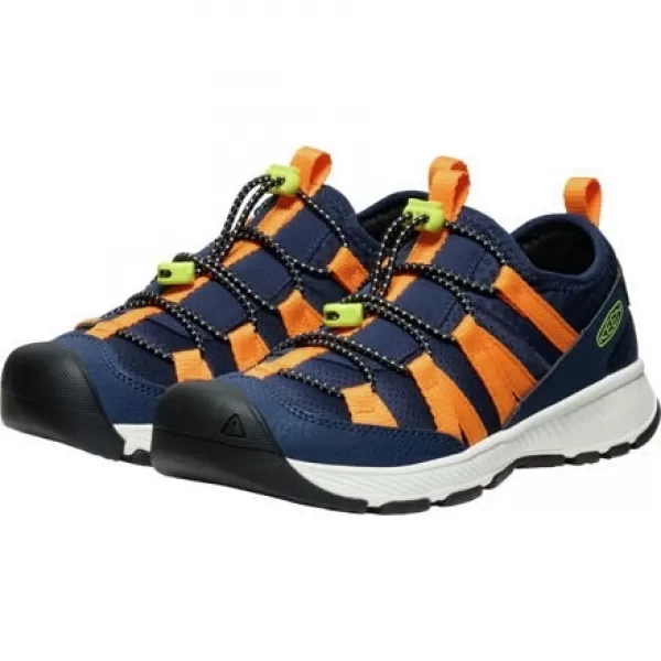  Dětské boty KEEN MOTOZOA SNEAKER YOUTH NAVAL ACADEMY/BRIGHT MARIGOLD 
