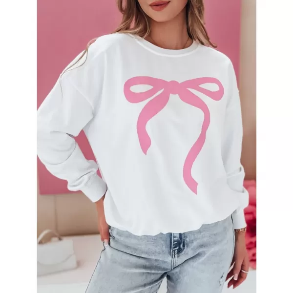  Dámská mikina oversize DSTREET SOFTTIE BÍLÁ 