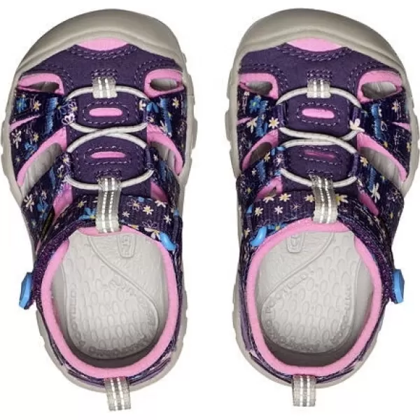  Dětské sandály KEEN SEACAMP II CNX TOTS Infant DAISIES/MARINA 