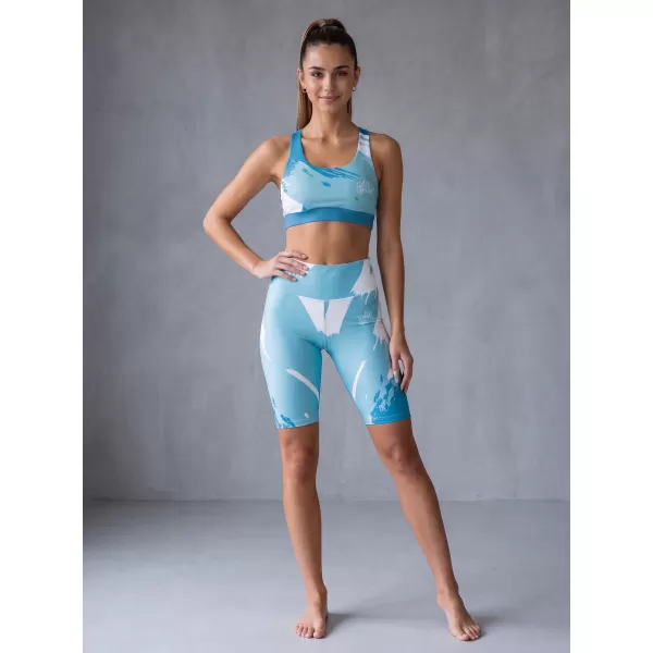 Dámské legíny nad kolena premium ALTISPORT VOJ/ALW081LEG02 MODRÁ 