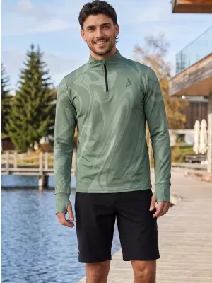 Pánská sportovní mikina premium plus ALTISPORT VOJ/ALM072MI04 ZELENÁ