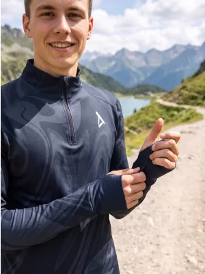 Pánská sportovní mikina premium plus ALTISPORT VOJ/ALM072MI04 ČERNÁ