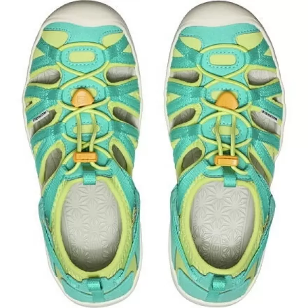  Dětské sandály KEEN MOXIE SANDAL YOUTH BRIGHT AQUA/BRIGHT MARIGOLD 
