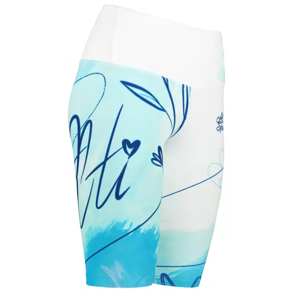  Dámské legíny nad kolena premium ALTISPORT VOJ/ALW083LEG02 BÍLOMODRÁ 