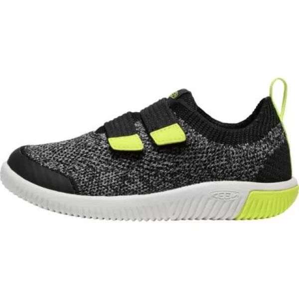  Dětské boty barefoot KEEN KNX KNIT DS BLACK/EVENING PRIMROSE 