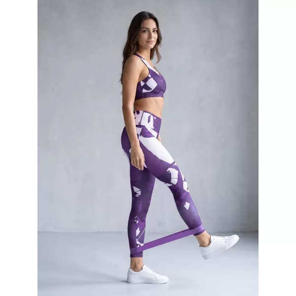  Dámské dlouhé legíny premium ALTISPORT VOJ/ALW080LEG01 TMAVĚ FIALOVÁ 