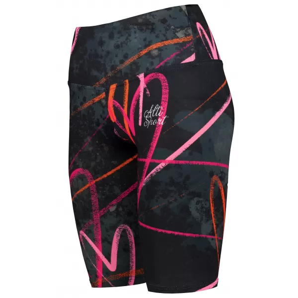  Dámské legíny nad kolena premium ALTISPORT VOJ/ALW082LEG02 ČERNÁ 