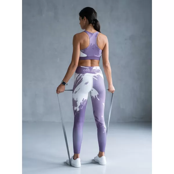  Dámské dlouhé legíny premium ALTISPORT VOJ/ALW081LEG01 FIALOVÁ 