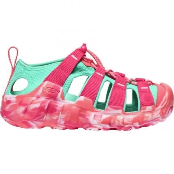  Dětské sandály KEEN HYPERPORT H2 YOUTH RASPBERRY/POOL BLUE 