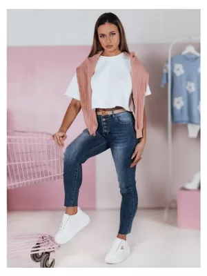 Dámské kalhoty DSTREET SKYFINE MODRÁ