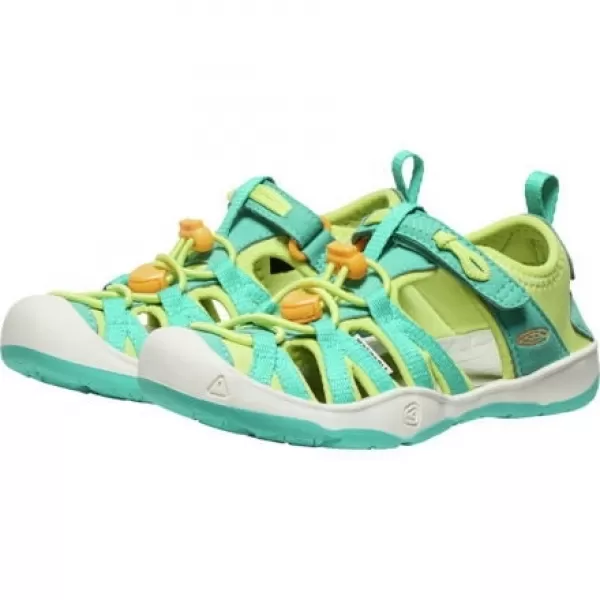  Dětské sandály KEEN MOXIE SANDAL BRIGHT AQUA/BRIGHT MARIGOLD 