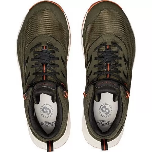  Panské boty KEEN HIGHTRAIL MID WP FOREST NIGHT/GOLD FLAME 