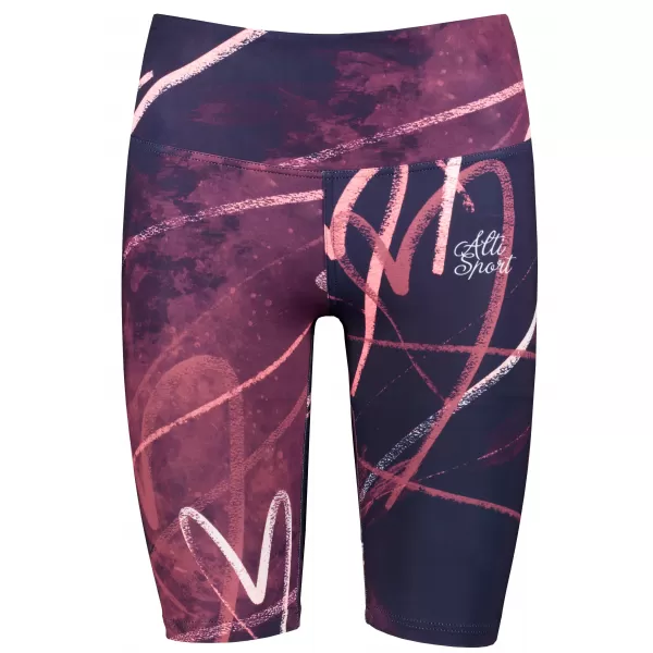  Dámské legíny nad kolena premium ALTISPORT VOJ/ALW082LEG02 FIALOVÁ 
